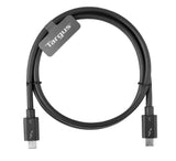 Targus ACC1128GLX USB cable Thunderbolt 3 0.8 m USB C Black