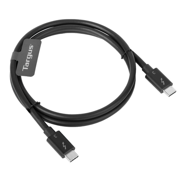 Targus ACC1128GLX USB cable Thunderbolt 3 0.8 m USB C Black