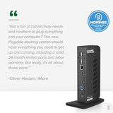 Plugable Technologies UD-3900Z laptop dock/port replicator Docking USB 3.2 Gen 1 (3.1 Gen 1) Type-C Black
