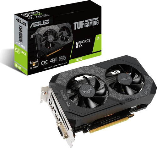 ASUS TUF Gaming TUF-GTX1650-O4GD6-P-GAMING NVIDIA GeForce GTX 1650 4 GB GDDR6