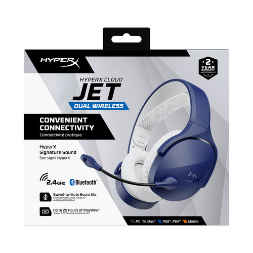 HyperX Cloud Jet - Wireless Gaming Headset (Light Blue)