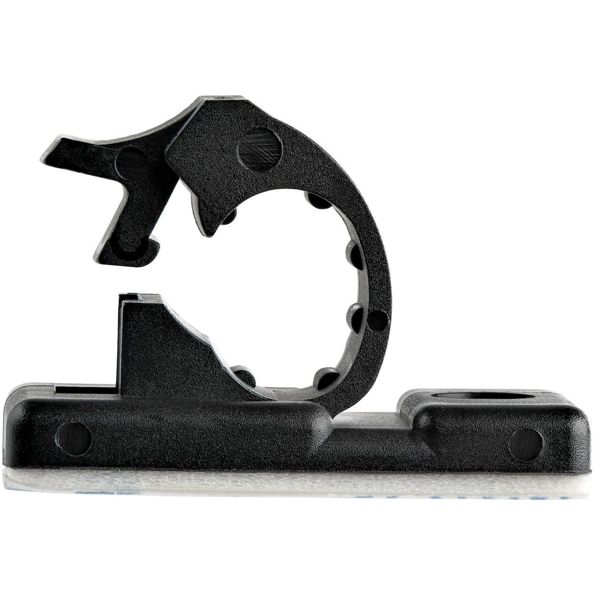 StarTech.com 100 Adhesive Cable Management Clips Black - Network/Ethernet/Office Desk/Computer Cord Organizer - Sticky Cable/Wire Holders - Nylon Self Adhesive Clamp UL/94V-2 Fire Rated - TAA