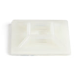 StarTech.com 100 Pack Cable Tie Mounts with Adhesive Tape for 0.21 in. (5.5 mm) Wide Ties - Nylon/Plastic Zip Tie Mounts - Electrical/Network Cable Wrap Mounts / 94V-2 Fire & UL Rated - TAA