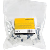 StarTech.com 20 Pack Cable Raceway Inside Corner Connectors for CBMWD3816 - Cable Management Accessories - Channel Raceway Fitting - Wiring Duct 90 Degree Inside Elbow - Plastic - UL - TAA