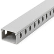 StarTech.com Open Slot Cable Management Raceway with Cover, 1-1/2"(38mm)W x 1"(25mm)H - 6.5ft(2m) length - 1/4"(8mm) Slots, PVC Network Cable Hider/Wall Wire Duct, Max 20 Cables, UL Listed - TAA