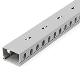 StarTech.com Open Slot Cable Management Raceway with Cover, 1-1/2"(38mm)W x 1"(25mm)H - 6.5ft(2m) length - 1/4"(8mm) Slots, PVC Network Cable Hider/Wall Wire Duct, Max 20 Cables, UL Listed - TAA