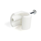 StarTech.com 100 Pack Extra Large Cable Clips with Nail - Reusable - Nail-in Clamps - Wire Holding Clips - Ethernet Cord/AV/Coax Cable Fasteners - Brick/Drywall Mounting Cable Tacks - White - TAA