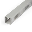 StarTech.com Open Slot Cable Management Raceway with Cover, 2"(50mm)W x 2"(50mm)H - 6.5ft(2m) length - 1/4"(8mm) Slots, PVC Network Cable Hider/Wall Wire Duct, Max 80 Cables, UL Listed - TAA