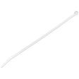 StarTech.com 10"(25cm) Cable Ties - 1/8"(4mm) wide, 2-5/8"(68mm) Bundle Diameter, 50lb(22kg) Tensile Strength, Nylon Self Locking Zip Ties w/ Curved Tip - 94V-2/UL Listed, 100 Pack - White - TAA