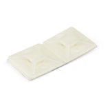 StarTech.com 100 Pack Cable Tie Mounts with Adhesive Tape for 0.18 in. (4.6 mm) Wide Ties - Nylon/Plastic Zip Tie Mounts - Electrical/Network Cable Wrap Mounts / 94V-2 Fire & UL Rated - TAA