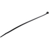 StarTech.com 10"(25cm) Cable Ties - 1/8"(4mm) wide, 2-5/8"(68mm) Bundle Diameter, 50lb(22kg) Tensile Strength, Nylon Self Locking Zip Ties w/ Curved Tip - 94V-2/UL Listed, 100 Pack - Black - TAA
