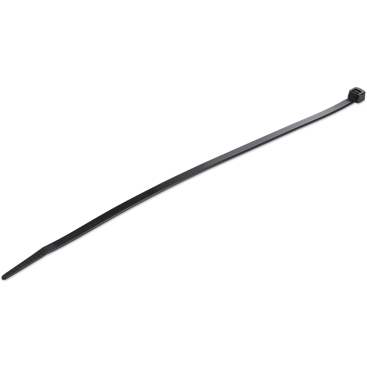 StarTech.com 10"(25cm) Cable Ties - 1/8"(4mm) wide, 2-5/8"(68mm) Bundle Diameter, 50lb(22kg) Tensile Strength, Nylon Self Locking Zip Ties w/Curved Tip, 94V-2/UL Listed, 1000 Pack - Black - TAA