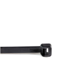 StarTech.com 10"(25cm) Cable Ties - 1/8"(4mm) wide, 2-5/8"(68mm) Bundle Diameter, 50lb(22kg) Tensile Strength, Nylon Self Locking Zip Ties w/ Curved Tip - 94V-2/UL Listed, 100 Pack - Black - TAA
