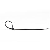 StarTech.com 10"(25cm) Cable Ties - 1/8"(4mm) wide, 2-5/8"(68mm) Bundle Diameter, 50lb(22kg) Tensile Strength, Nylon Self Locking Zip Ties w/ Curved Tip - 94V-2/UL Listed, 100 Pack - Black - TAA