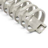 StarTech.com Flexible Cable Management Raceway Spine Vertebrae, 1-1/8"(29mm)W x 1"(25mm)H - 20"(0.5m) length, Nylon 66 Network Cable/Power Cord Hider Kit, Wall Wire Duct System, UL Listed - TAA