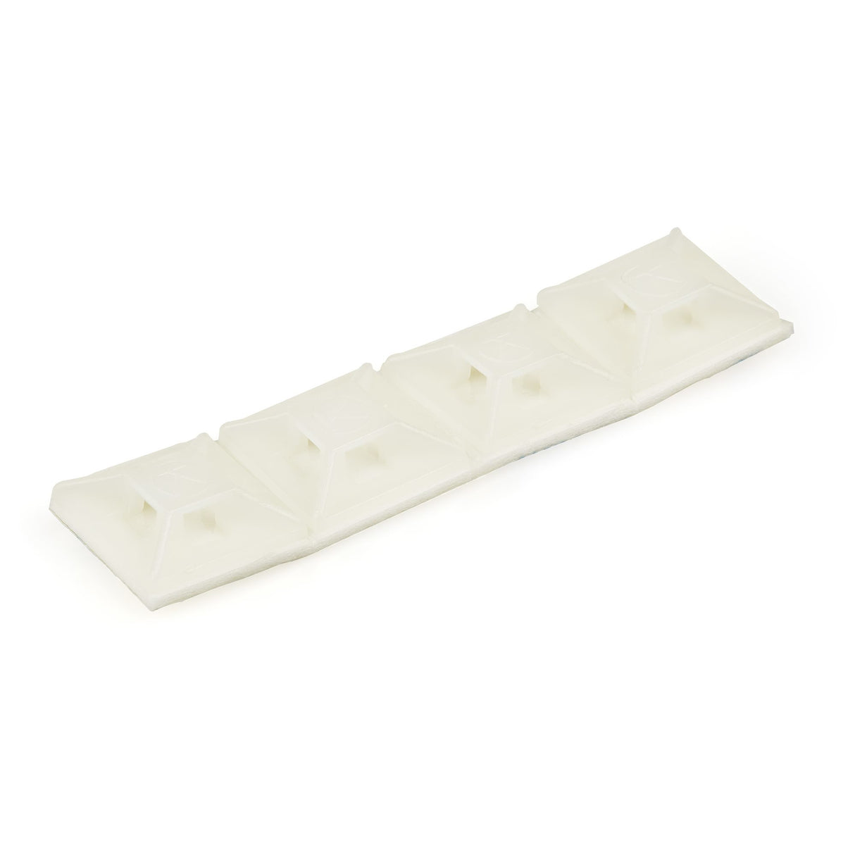 StarTech.com 100 Pack Cable Tie Mounts with Adhesive Tape for 0.13 in. (3.2 mm) Wide Ties - Nylon/Plastic Zip Tie Mounts - Electrical/Network Cable Wrap Mounts / 94V-2 Fire & UL Rated - TAA