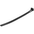 StarTech.com 6"(15cm) Reusable Cable Ties - 1/4"(7mm) wide, 1-3/8"(35mm) Bundle Dia. 50lb(22kg) Tensile Strength, Releasable Nylon Ties, Indoor/Outdoor, 94V-2/UL Listed, 100 Pack - Black - TAA
