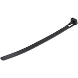 StarTech.com 6"(15cm) Reusable Cable Ties - 1/4"(7mm) wide, 1-3/8"(35mm) Bundle Dia. 50lb(22kg) Tensile Strength, Releasable Nylon Ties, Indoor/Outdoor, 94V-2/UL Listed, 100 Pack - Black - TAA