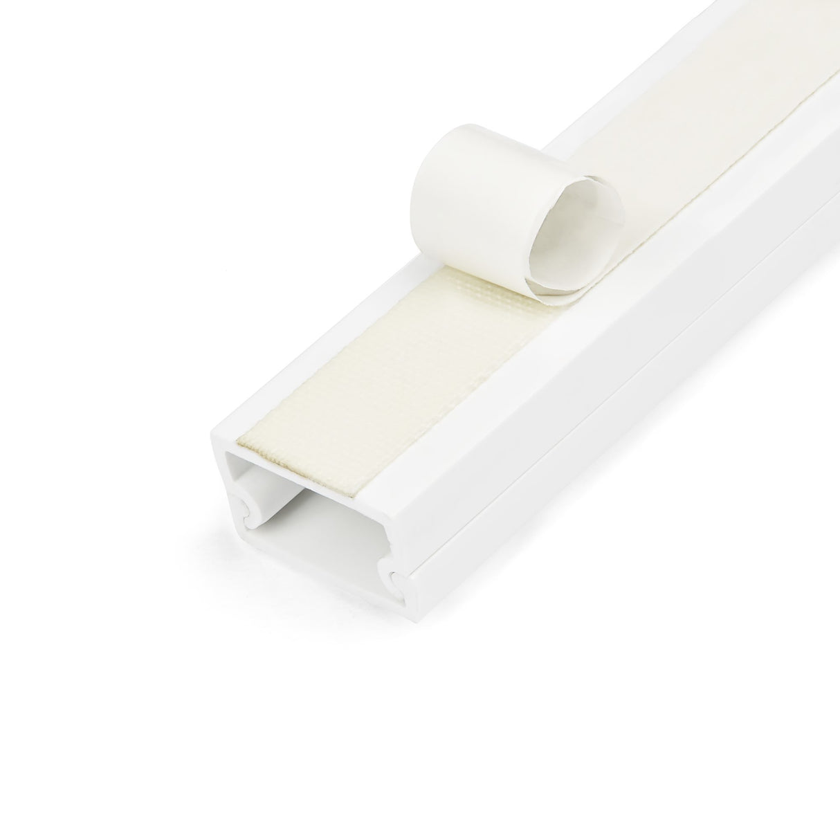 StarTech.com Solid Cable Management Raceway with Adhesive Tape & Cover, 3/4"(19mm)W x 3/8"(11mm)H - 3ft(1m) length, PVC Network/Power Cord Hider/Wall Wire Duct, Max 6 Cables, UL Listed - TAA