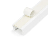 StarTech.com Solid Cable Management Raceway with Adhesive Tape & Cover, 3/4"(19mm)W x 3/8"(11mm)H - 3ft(1m) length, PVC Network/Power Cord Hider/Wall Wire Duct, Max 6 Cables, UL Listed - TAA