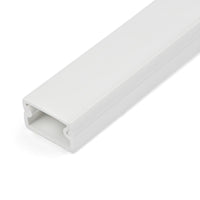 StarTech.com Solid Cable Management Raceway with Adhesive Tape & Cover, 3/4"(19mm)W x 3/8"(11mm)H - 3ft(1m) length, PVC Network/Power Cord Hider/Wall Wire Duct, Max 6 Cables, UL Listed - TAA