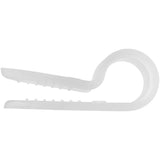 StarTech.com 100 Pack Screw Mount Cable Clamps - Small 5mm Bundle Cable Fastener/Holder - R-Type Single Reusable Nylon Clip - Screw Down Ethernet Cord Management Clamp - UL/94V-2 Rated TAA
