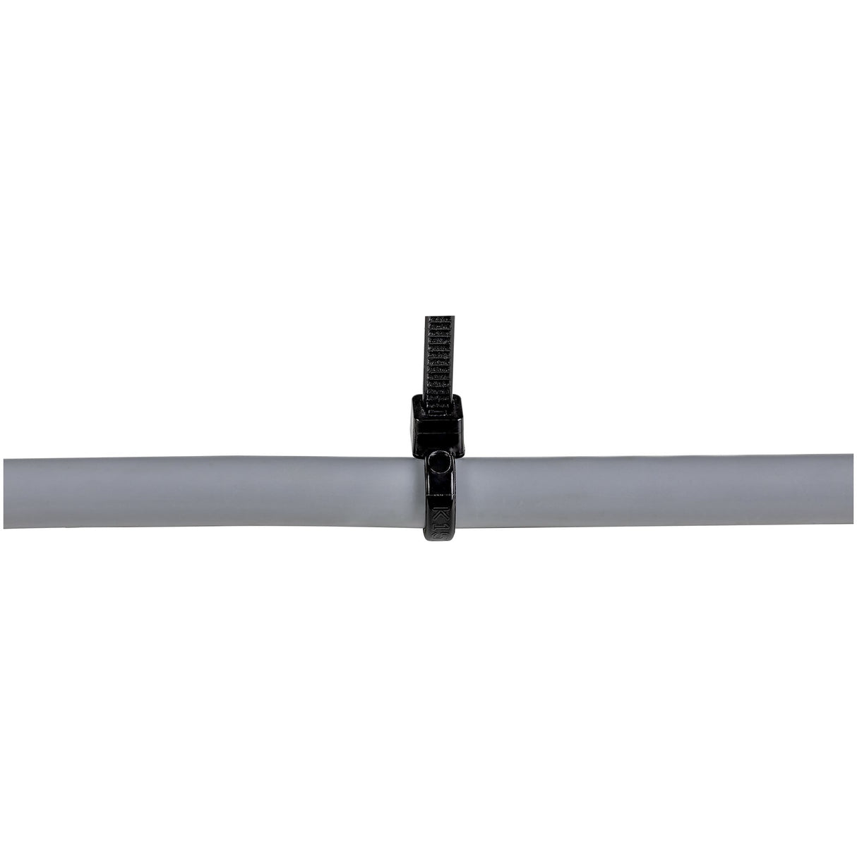 StarTech.com 100-Pack 6"(15cm) Cable Ties - 1/8"(3.6mm) wide, 1-3/8"(39mm) Bundle Diameter, 40lb(18kg) Tensile Strength, Nylon Self Locking Zip Ties with Curved Tip, UL Listed, Black - TAA