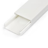 StarTech.com Solid Cable Management Raceway with Adhesive Tape & Cover, 1-1/4"(32mm)W x 3/8"(11mm)H - 3ft(1m) length, PVC Network/Power Cord Hider/Wall Wire Duct, Max 12 Cables, UL Listed - TAA