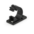 StarTech.com 100 Adhesive Cable Management Clips Black - Network/Ethernet/Office Desk/Computer Cord Organizer - Sticky Cable/Wire Holders - Nylon Self Adhesive Clamp UL/94V-2 Fire Rated - TAA