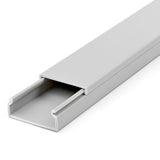 StarTech.com Solid Cable Management Raceway with Cover, 1-1/2"(38mm)W x 5/8"(16mm)H - 6.5ft(2m) length, Single Channel PVC Network/Power Cord Hider/Wall Wire Duct, Max 30 Cables, UL Listed - TAA