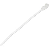 StarTech.com 4"(10cm) Cable Ties with Mounting Hole - 1/16"(2mm) wide, 7/8"(24mm) Bundle Dia. 18lb(8kg) Tensile Strength, Nylon 66 Self Locking Ties w/Screw Hole, UL Listed, 100 Pack - TAA