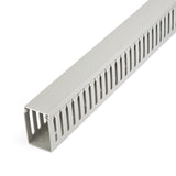 StarTech.com Open Slot Cable Management Raceway with Cover, 2"(50mm)W x 3"(75mm)H - 6.5ft(2m) length - 1/4"(8mm) Slots, PVC Network Cable Hider/Wall Wire Duct, Max 180 Cables, UL Listed - TAA