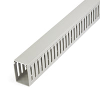 StarTech.com Open Slot Cable Management Raceway with Cover, 2"(50mm)W x 3"(75mm)H - 6.5ft(2m) length - 1/4"(8mm) Slots, PVC Network Cable Hider/Wall Wire Duct, Max 180 Cables, UL Listed - TAA