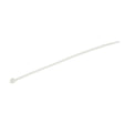 StarTech.com 100-Pack 6"(15cm) Cable Ties - 1/8"(3.6mm) wide, 1-3/8"(39mm) Bundle Diameter, 40lb(18kg) Tensile Strength, Nylon Self Locking Zip Ties with Curved Tip, UL Listed, White - TAA