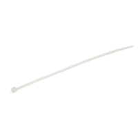 StarTech.com 100-Pack 6"(15cm) Cable Ties - 1/8"(3.6mm) wide, 1-3/8"(39mm) Bundle Diameter, 40lb(18kg) Tensile Strength, Nylon Self Locking Zip Ties with Curved Tip, UL Listed, White - TAA
