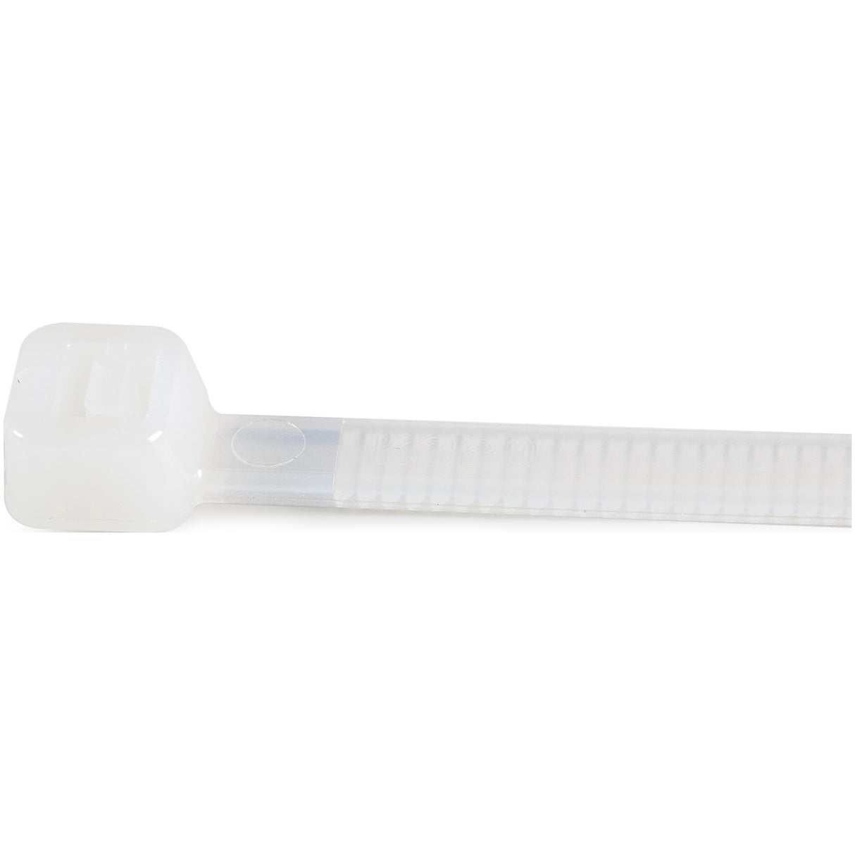 StarTech.com 10"(25cm) Cable Ties - 1/8"(4mm) wide, 2-5/8"(68mm) Bundle Diameter, 50lb(22kg) Tensile Strength, Nylon Self Locking Zip Ties w/Curved Tip, 94V-2/UL Listed, 1000 Pack - White - TAA