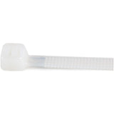 StarTech.com 10"(25cm) Cable Ties - 1/8"(4mm) wide, 2-5/8"(68mm) Bundle Diameter, 50lb(22kg) Tensile Strength, Nylon Self Locking Zip Ties w/Curved Tip, 94V-2/UL Listed, 1000 Pack - White - TAA