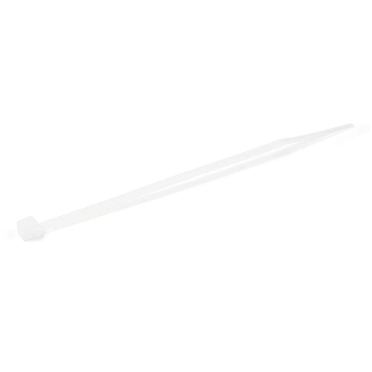 StarTech.com 4"(10cm) Cable Ties - 1/16"(2mm) wide, 7/8"(22mm) Bundle Diameter, 18lb(8kg) Tensile Strength, Nylon Self Locking Zip Ties with Curved Tip - 94V-2/UL Listed, 1000 Pack - White - TAA