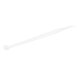 StarTech.com 4"(10cm) Cable Ties - 1/16"(2mm) wide, 7/8"(22mm) Bundle Diameter, 18lb(8kg) Tensile Strength, Nylon Self Locking Zip Ties with Curved Tip - 94V-2/UL Listed, 1000 Pack - White - TAA