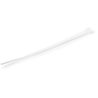 StarTech.com 4"(10cm) Cable Ties - 1/16"(2mm) wide, 7/8"(22mm) Bundle Diameter, 18lb(8kg) Tensile Strength, Nylon Self Locking Zip Ties with Curved Tip - 94V-2/UL Listed, 1000 Pack - White - TAA