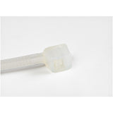 StarTech.com 4"(10cm) Cable Ties - 1/16"(2mm) wide, 7/8"(22mm) Bundle Diameter, 18lb(8kg) Tensile Strength, Nylon Self Locking Zip Ties with Curved Tip - 94V-2/UL Listed, 1000 Pack - White - TAA