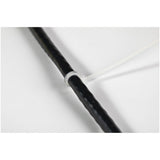 StarTech.com 4"(10cm) Cable Ties - 1/16"(2mm) wide, 7/8"(22mm) Bundle Diameter, 18lb(8kg) Tensile Strength, Nylon Self Locking Zip Ties with Curved Tip - 94V-2/UL Listed, 1000 Pack - White - TAA