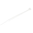 StarTech.com 4"(10cm) Cable Ties - 1/16"(2mm) wide, 7/8"(22mm) Bundle Diameter, 18lb(8kg) Tensile Strength, Nylon Self Locking Zip Ties with Curved Tip - 94V-2/UL Listed, 100 Pack - White - TAA