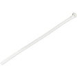 StarTech.com 10"(25cm) Reusable Cable Ties - 1/4"(7mm) wide, 2-1/2"(65mm) Bundle Dia. 50lb(22kg) Tensile Strength, Releasable Nylon Ties, Indoor/Outdoor, 94V-2/UL Listed, 100 Pack - White - TAA