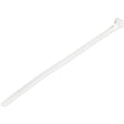 StarTech.com 8"(20cm) Reusable Cable Ties - 1/4"(7mm) wide, 1-7/8"(50mm) Bundle Dia. 50lb(22kg) Tensile Strength, Releasable Nylon Ties, Indoor/Outdoor, 94V-2/UL Listed, 100 Pack - White - TAA