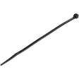 StarTech.com 1000-Pack 6"(15cm) Cable Ties - 1/8"(3.6mm) wide, 1-3/8"(39mm) Bundle Diameter, 40lb(18kg) Tensile Strength, Nylon Self Locking Zip Ties with Curved Tip, UL Listed, Black - TAA