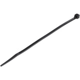 StarTech.com 1000-Pack 6"(15cm) Cable Ties - 1/8"(3.6mm) wide, 1-3/8"(39mm) Bundle Diameter, 40lb(18kg) Tensile Strength, Nylon Self Locking Zip Ties with Curved Tip, UL Listed, Black - TAA