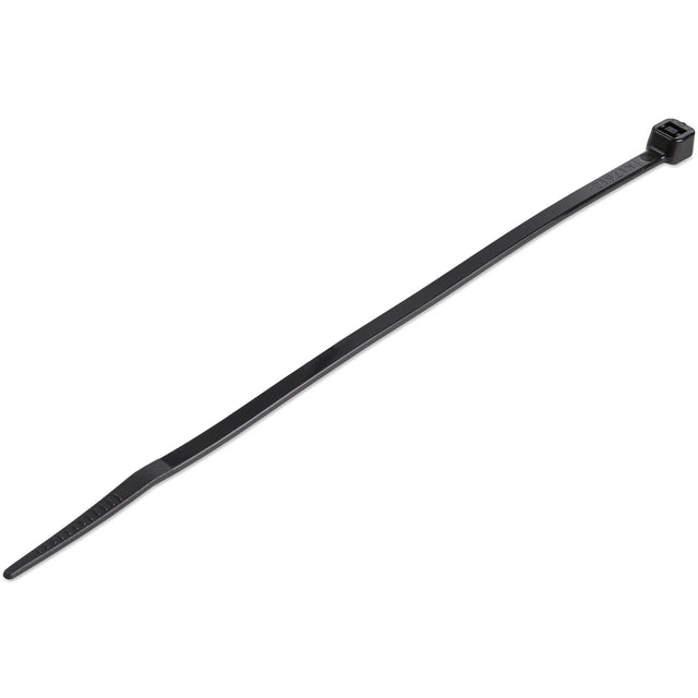 StarTech.com 1000-Pack 6"(15cm) Cable Ties - 1/8"(3.6mm) wide, 1-3/8"(39mm) Bundle Diameter, 40lb(18kg) Tensile Strength, Nylon Self Locking Zip Ties with Curved Tip, UL Listed, Black - TAA