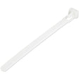 StarTech.com 5"(12cm) Reusable Cable Ties - 1/4"(7mm) wide, 1-1/8"(30mm) Bundle Dia. 50lb(22kg) Tensile Strength, Releasable Nylon Ties, Indoor/Outdoor, 94V-2/UL Listed, 100 Pack - White - TAA