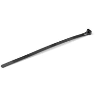 StarTech.com 8"(20cm) Reusable Cable Ties - 1/4"(7mm) wide, 1-7/8"(50mm) Bundle Dia. 50lb(22kg) Tensile Strength, Releasable Nylon Ties, Indoor/Outdoor, 94V-2/UL Listed, 100 Pack - Black - TAA
